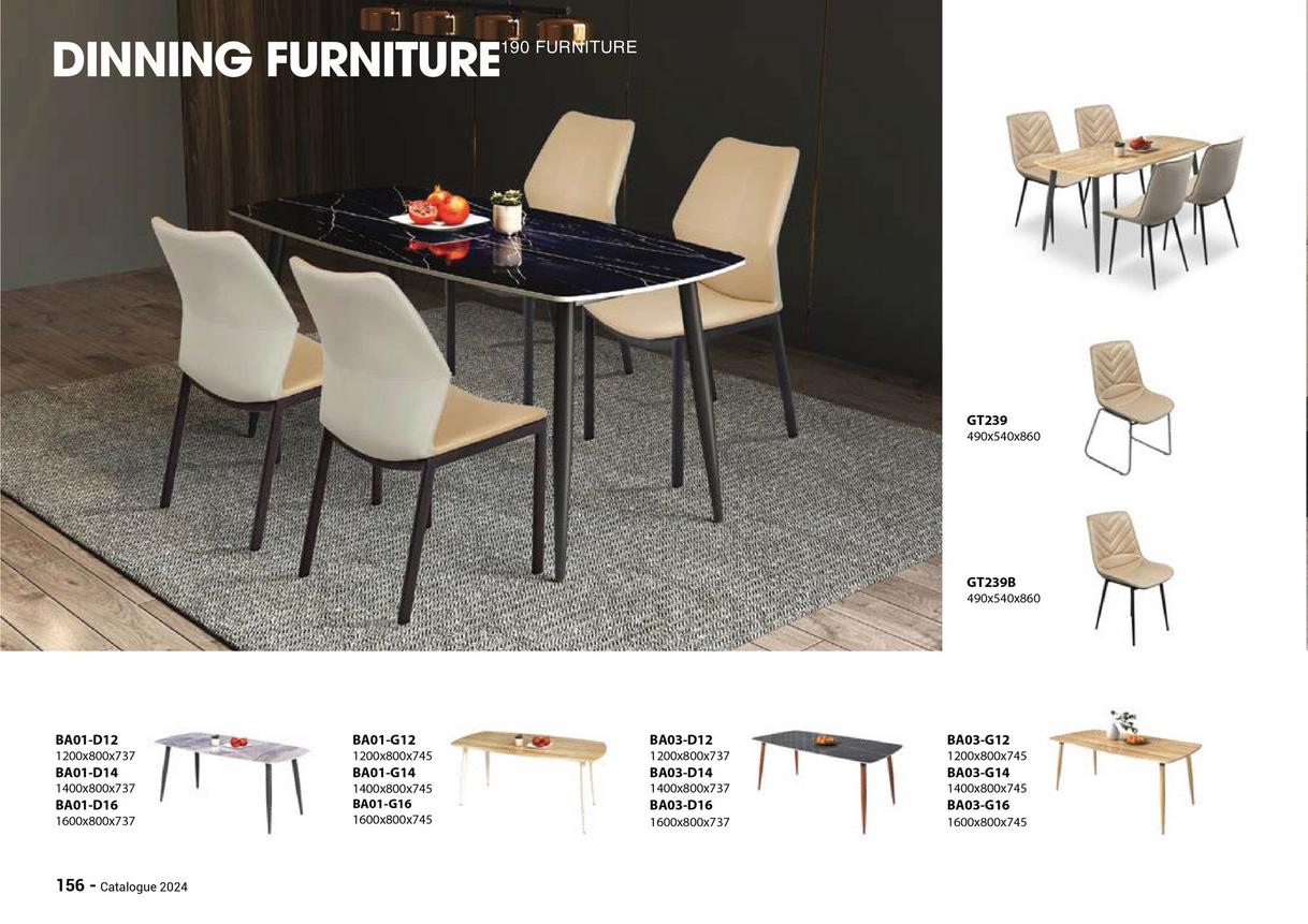 Ghế tựa GT239B với kích thước tiêu chuẩn phù hợp nhiều không gian.