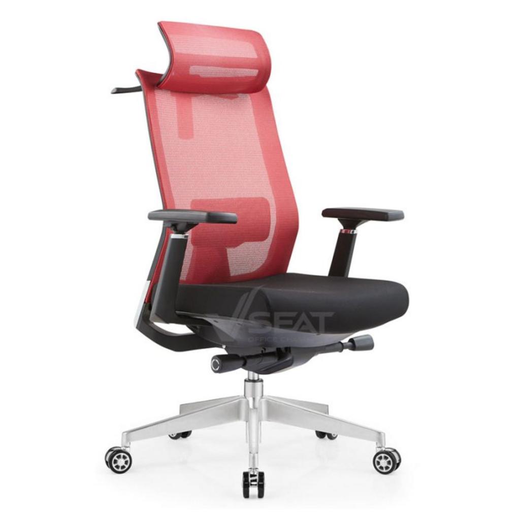 Kích thước nhỏ gọn giúp ghế dễ dàng bố trí trong mọi không gian văn phòng hiện đại.