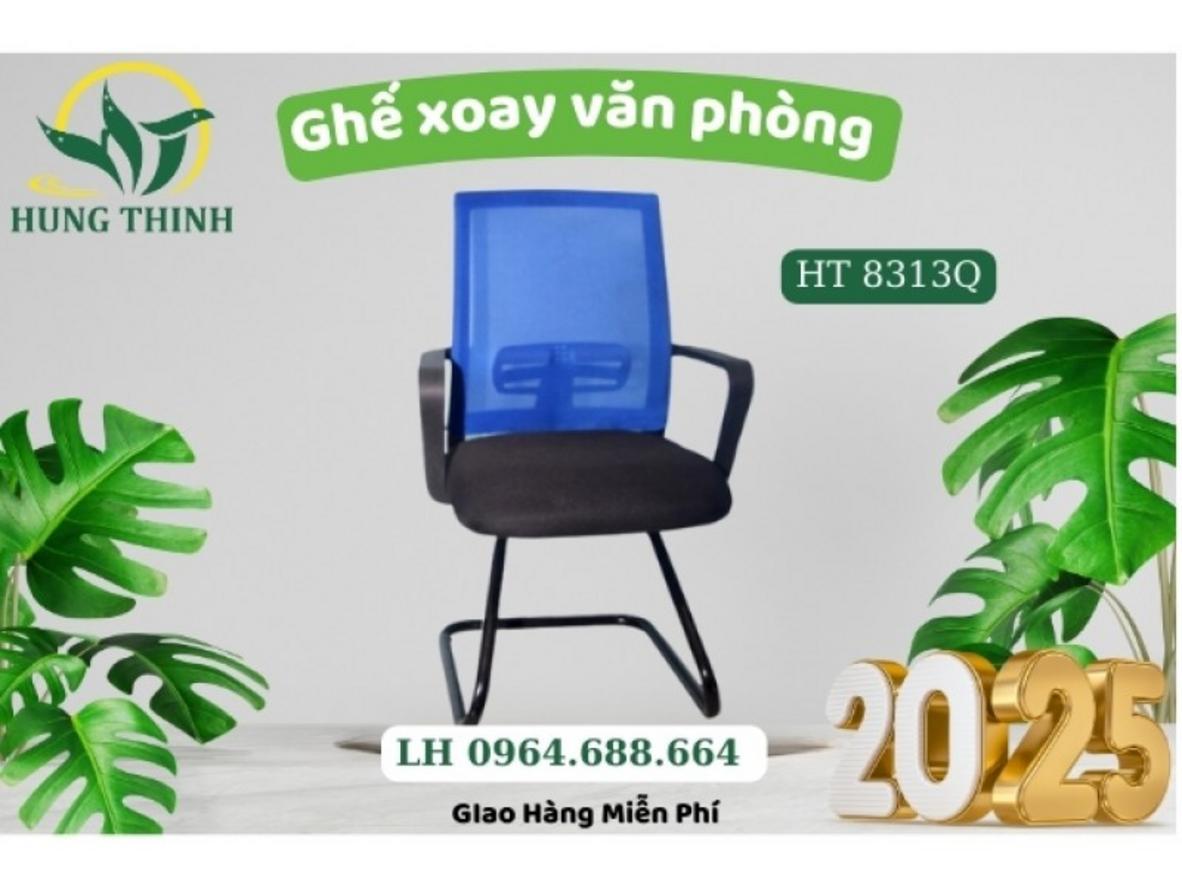 Lưng ghế bằng vải lưới thoáng khí cùng khung nhựa PP bền chắc mang lại sự mát mẻ và thoải mái khi ngồi.