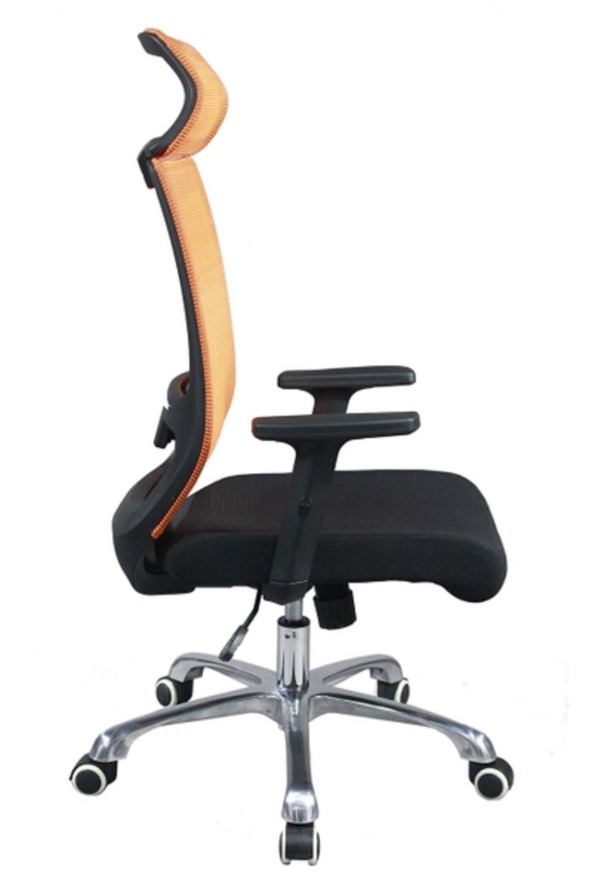 Lưng ghế lưới thoáng mát giúp duy trì sự thông thoáng và thoải mái.