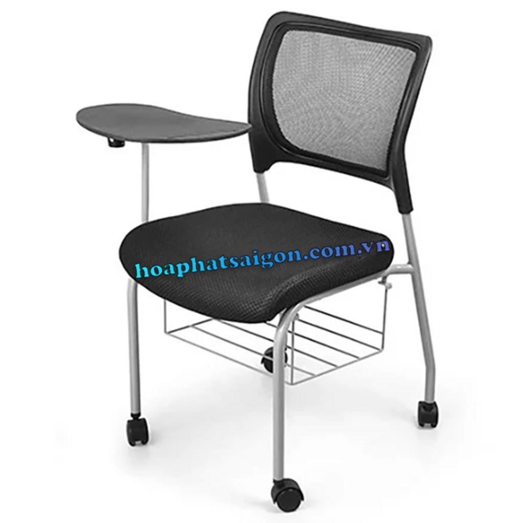 Lưng ghế với vật liệu vải lưới cao cấp mang lại sự thoáng mát và hỗ trợ tốt.