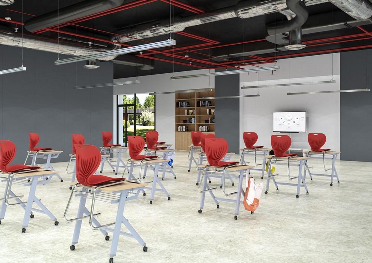 Hình ảnh lớp mạ Ni-Cr 3 lớp sáng bóng bảo vệ khung ghế khỏi ăn mòn.