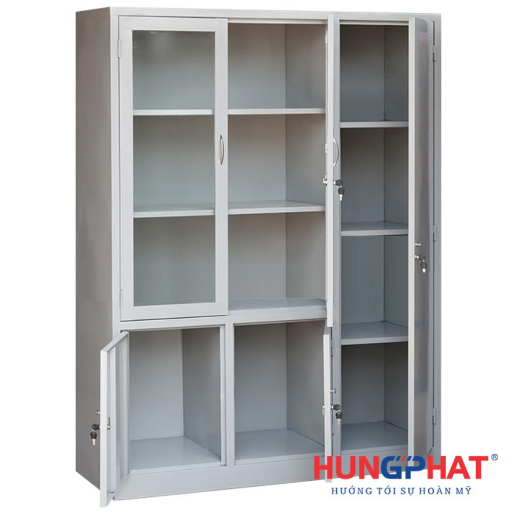 Mâm kệ dày 7mm có sóng chịu lực, nhìn rõ cấu trúc sóng gia cường