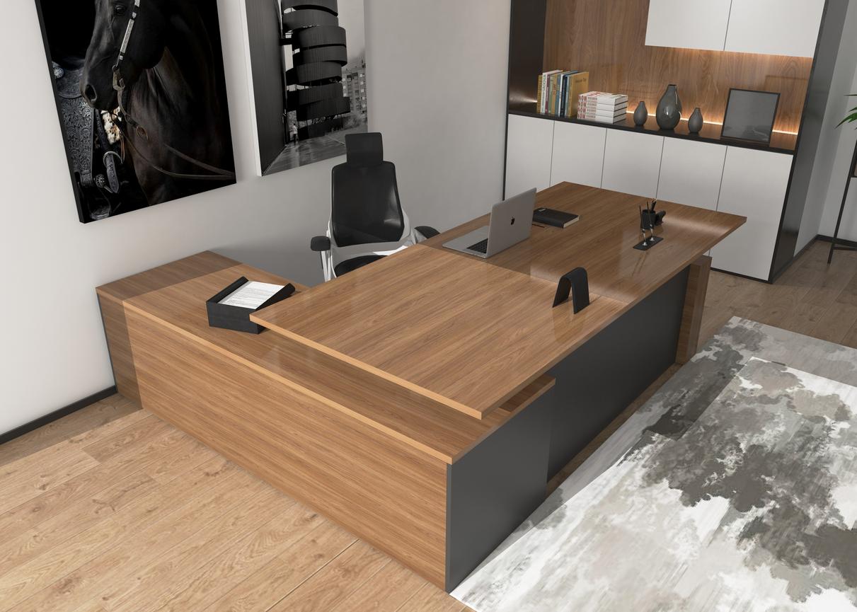 Mặt Melamine 25mm: chống trầy, không lo cong vênh, dễ lau.