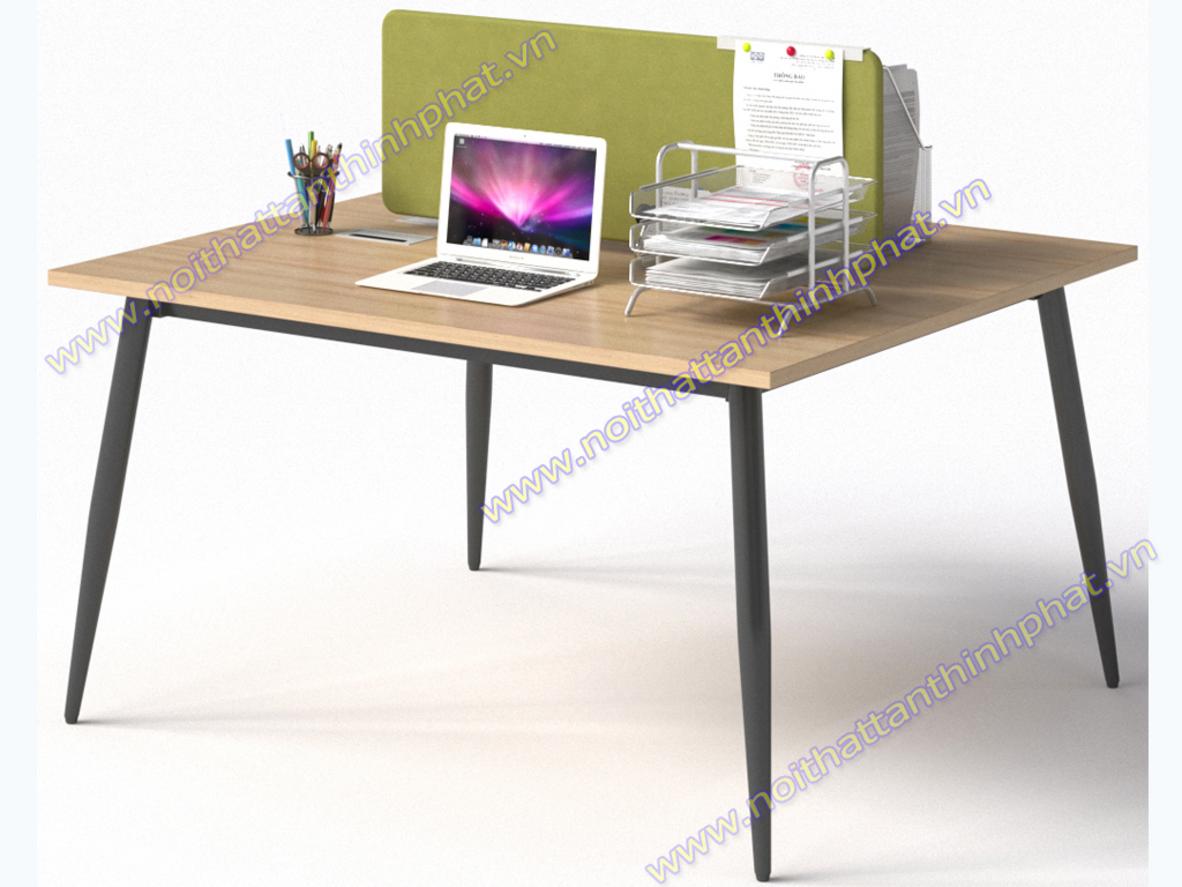 Mặt bàn MFC phủ Melamine dày 25mm với khả năng chống nước và chống trầy xước vượt trội.