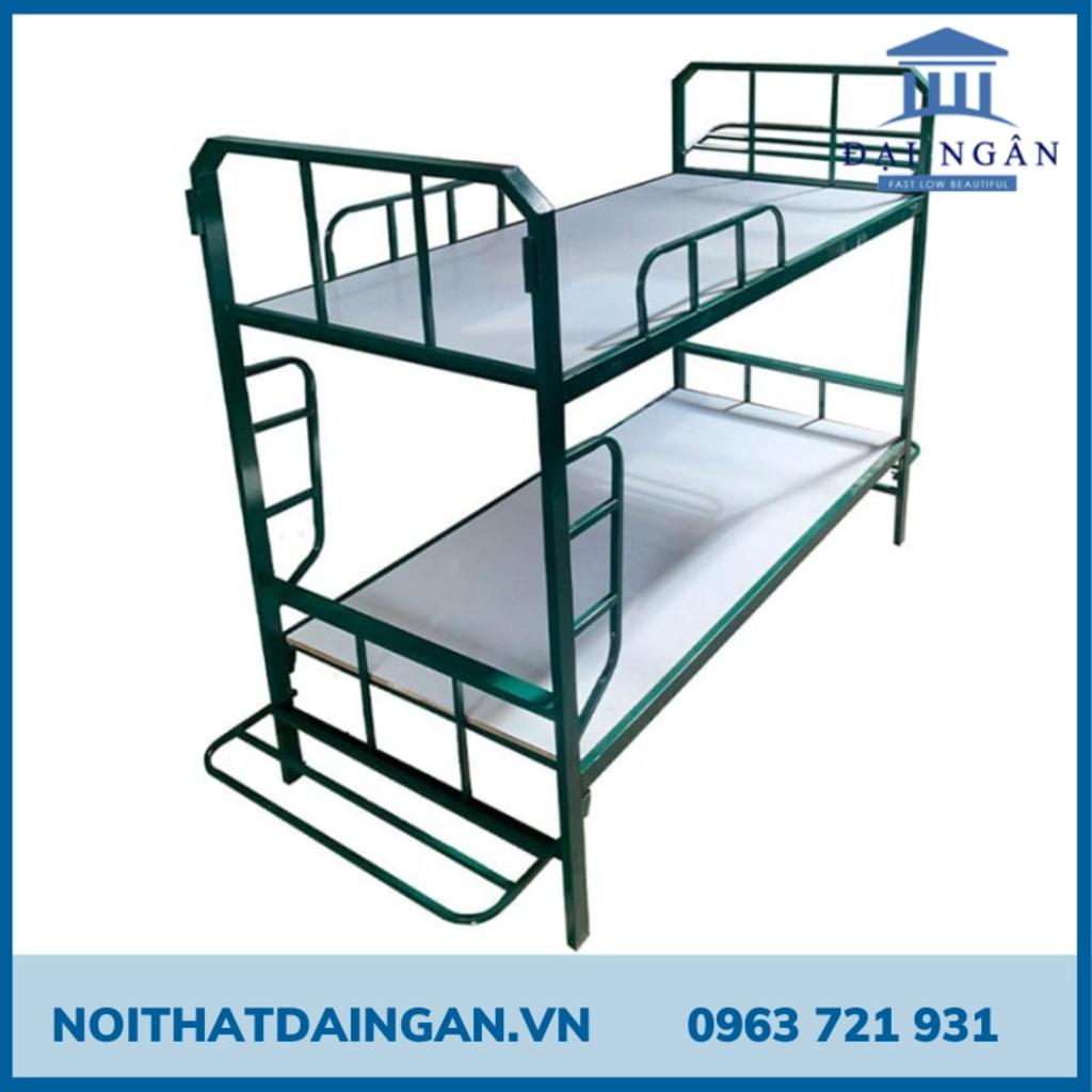 Hình ảnh các mẫu giường sắt 2 tầng bo góc với nhiều màu sắc đa dạng phù hợp các phong cách nội thất.