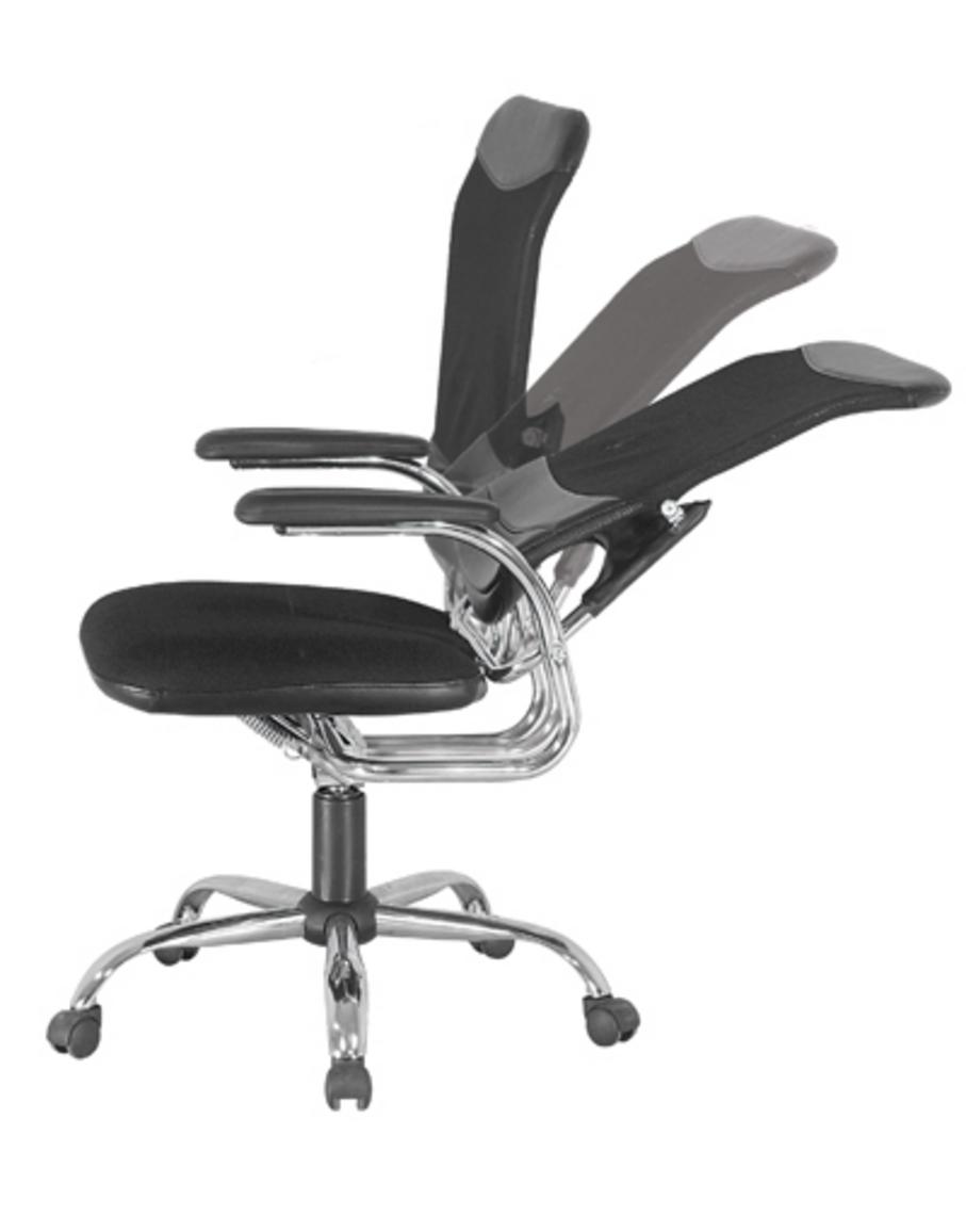 Chất liệu lưới và da PU giúp ghế thông thoáng và sang trọng.