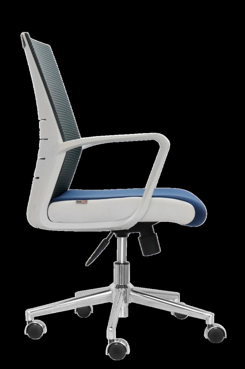 Nệm 60mm đàn hồi cao, phân tán áp lực giúp ngồi lâu không đau mỏi.