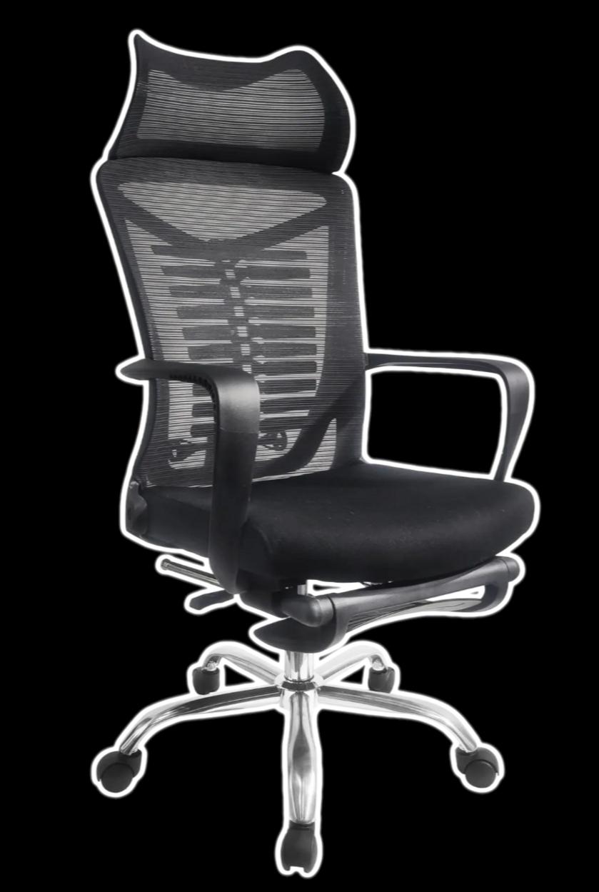 Cận cảnh lớp nệm mút bọc vải hoặc simili cao cấp, êm ái, phù hợp cho môi trường văn phòng.