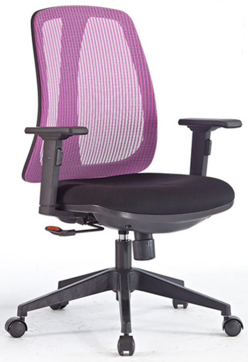 Ảnh chi tiết nệm mút dày bọc vải và simili của Ghế văn phòng DP108.