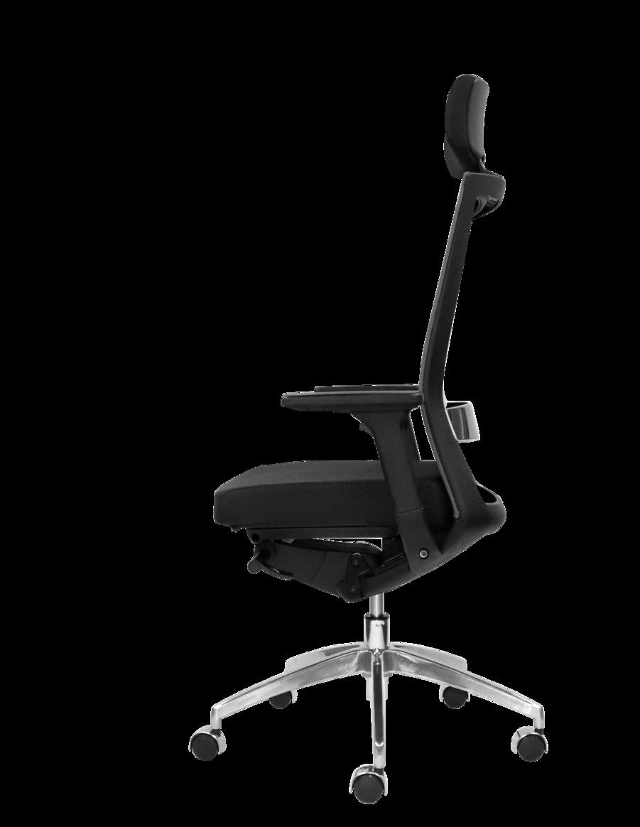 Nệm ngồi 60–65mm, độ đàn hồi cao - Ghế Active T01