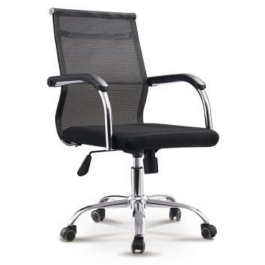 Bánh xe nylon giúp di chuyển nhẹ nhàng, êm ái và hạn chế tiếng ồn trong văn phòng.