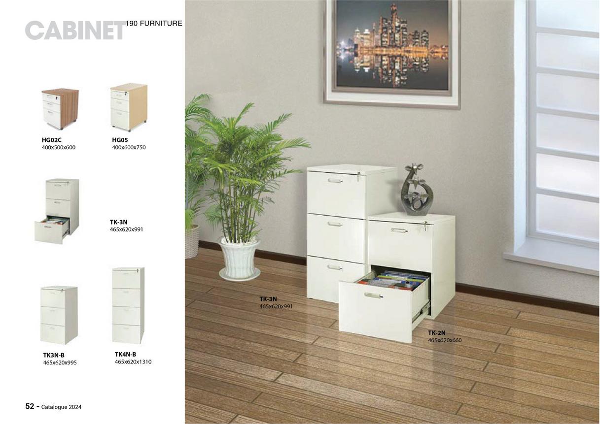 Ổ khóa chuyên dụng trên tủ file TK-3N đảm bảo an toàn tối ưu.