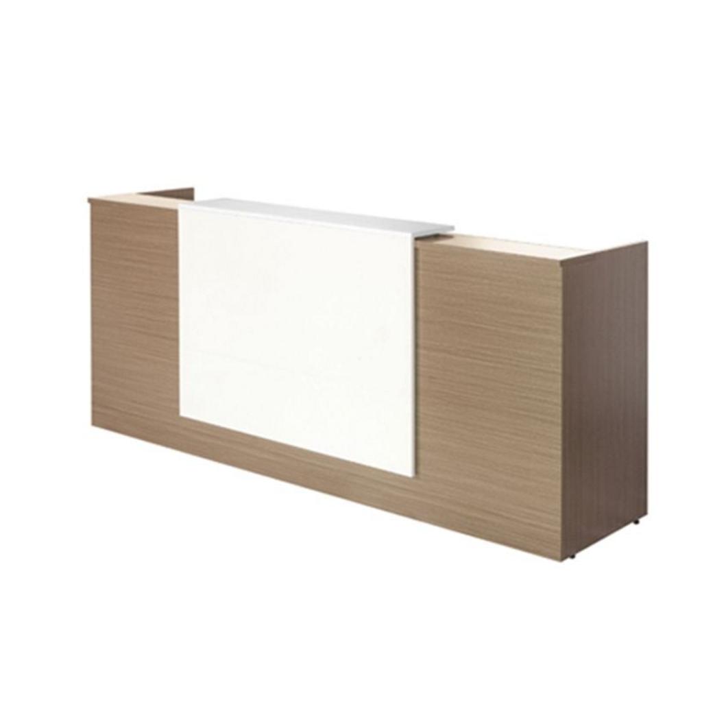 Kích thước chuẩn của Quầy lễ tân QLT01 phù hợp cho văn phòng hiện đại.