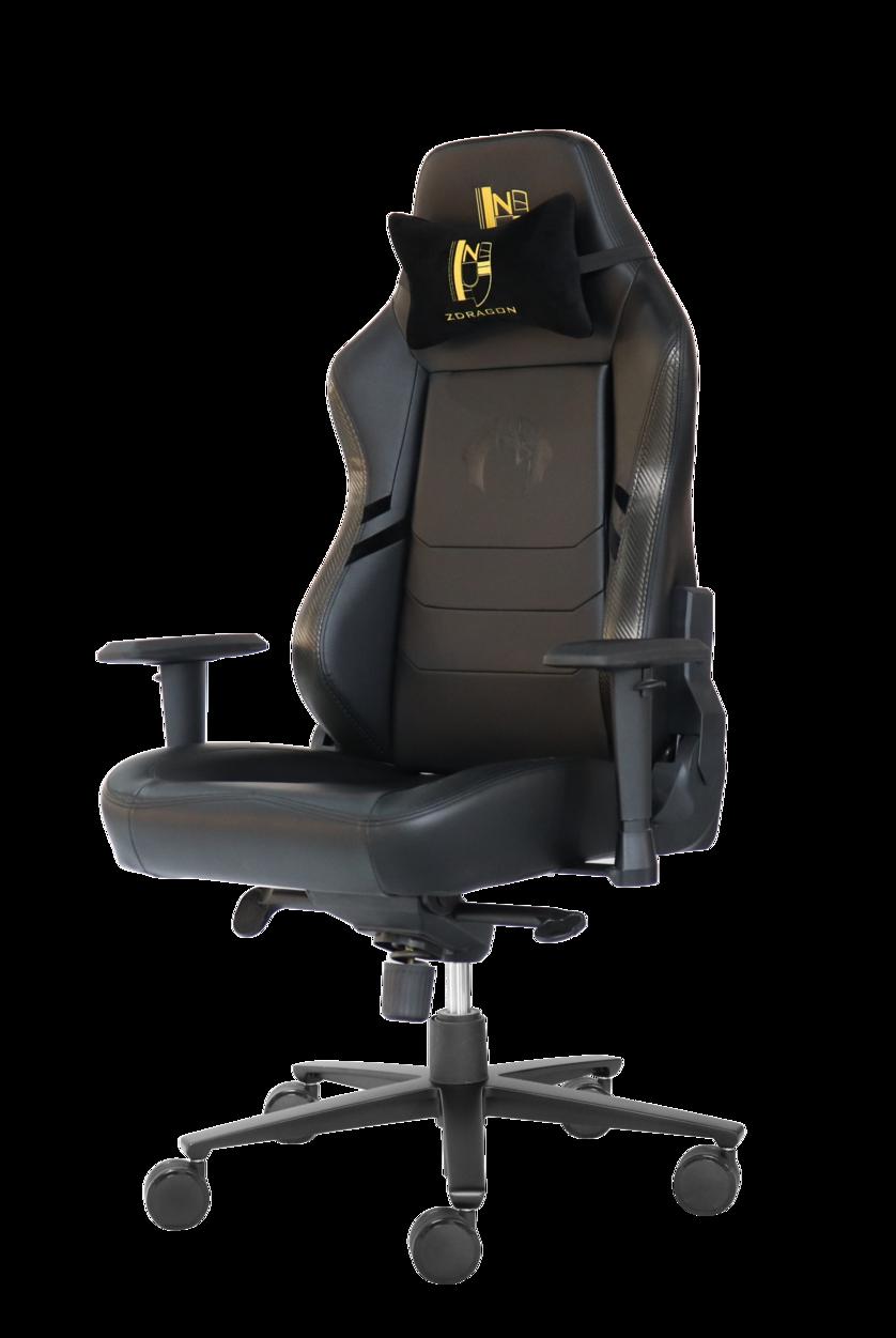 Phuộc BIFMA D100 và chân ghế cứng cáp — chịu tải tới ~100kg.