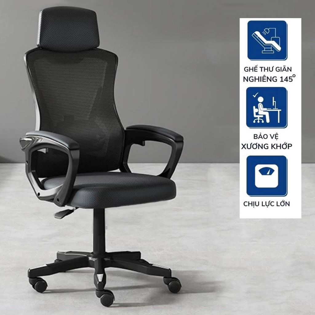 Piston khí nén mạ chrome giúp điều chỉnh độ cao dễ dàng và bền bỉ.