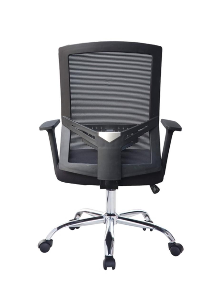 Piston khí nén mạ crome giúp điều chỉnh chiều cao ghế dễ dàng và êm ái.