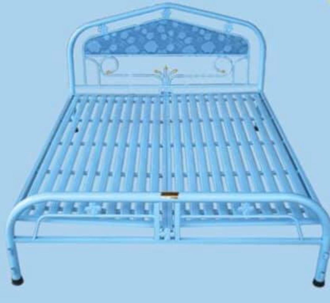 Hình ảnh lớp sơn tĩnh điện chất lượng cao, giúp giường chống gỉ hiệu quả.