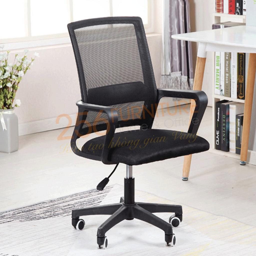 Chi tiết nệm bọc PU sang trọng và êm ái của Ghế văn phòng DP014.