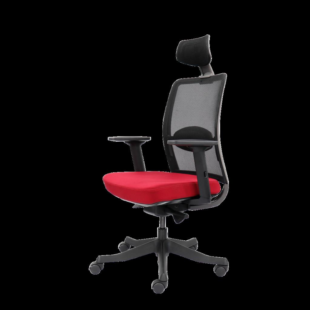 Tay ghế 3D và bộ điều khiển linh hoạt giúp cá nhân hóa mọi tư thế ngồi.