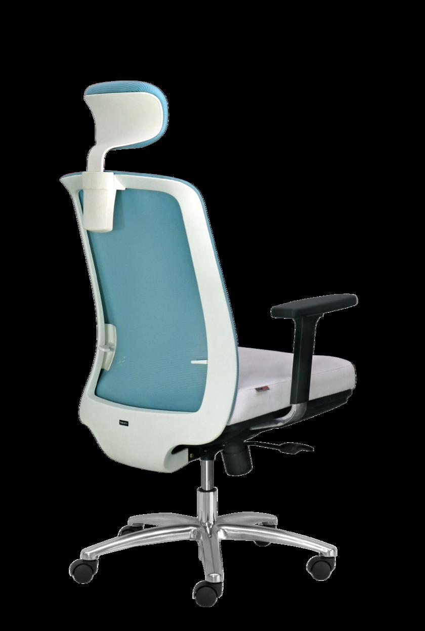 Tay ghế 4 chiều giúp căn chỉnh tư thế làm việc chính xác.