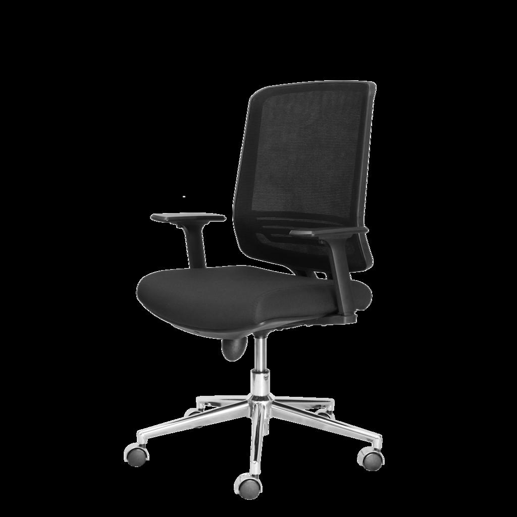 Tay ghế 2 chiều và bộ điều khiển linh hoạt cho tư thế thoải mái.