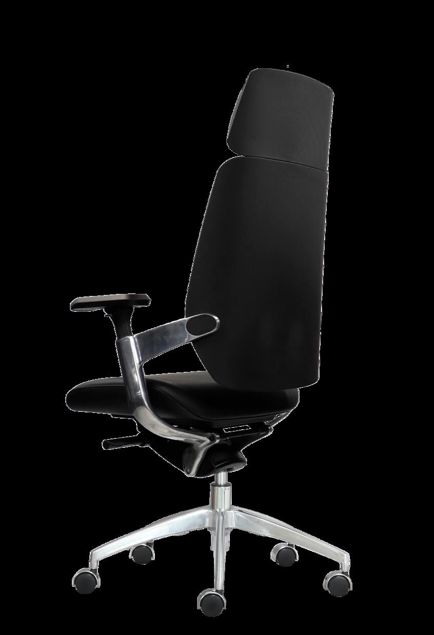 Tay ghế 3-4 chiều giúp đặt khuỷu tay đúng tư thế, giảm căng cơ vai.