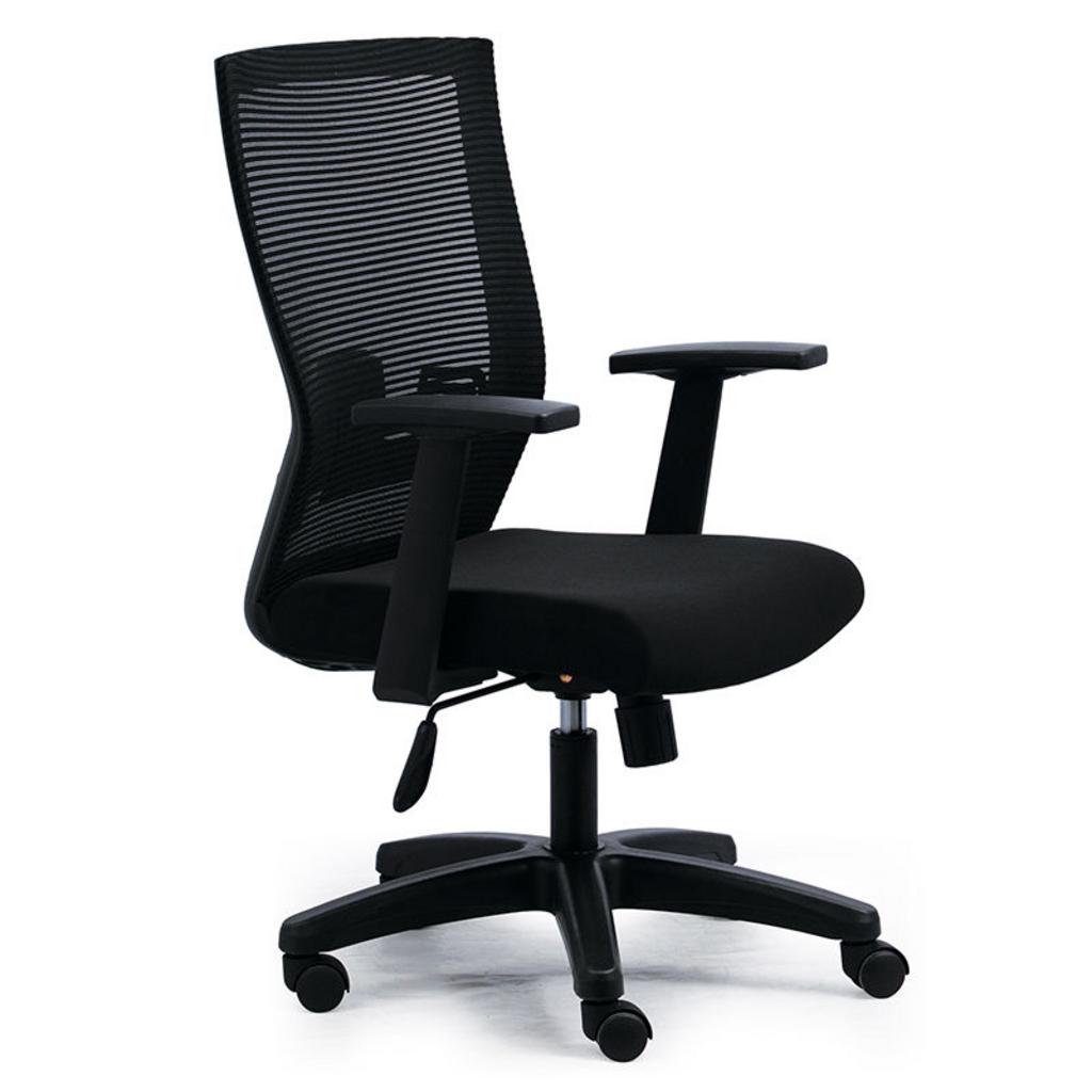 Tay ghế nhôm đúc nhập khẩu với ốp nệm simili đồng màu, tăng thêm sự sang trọng.