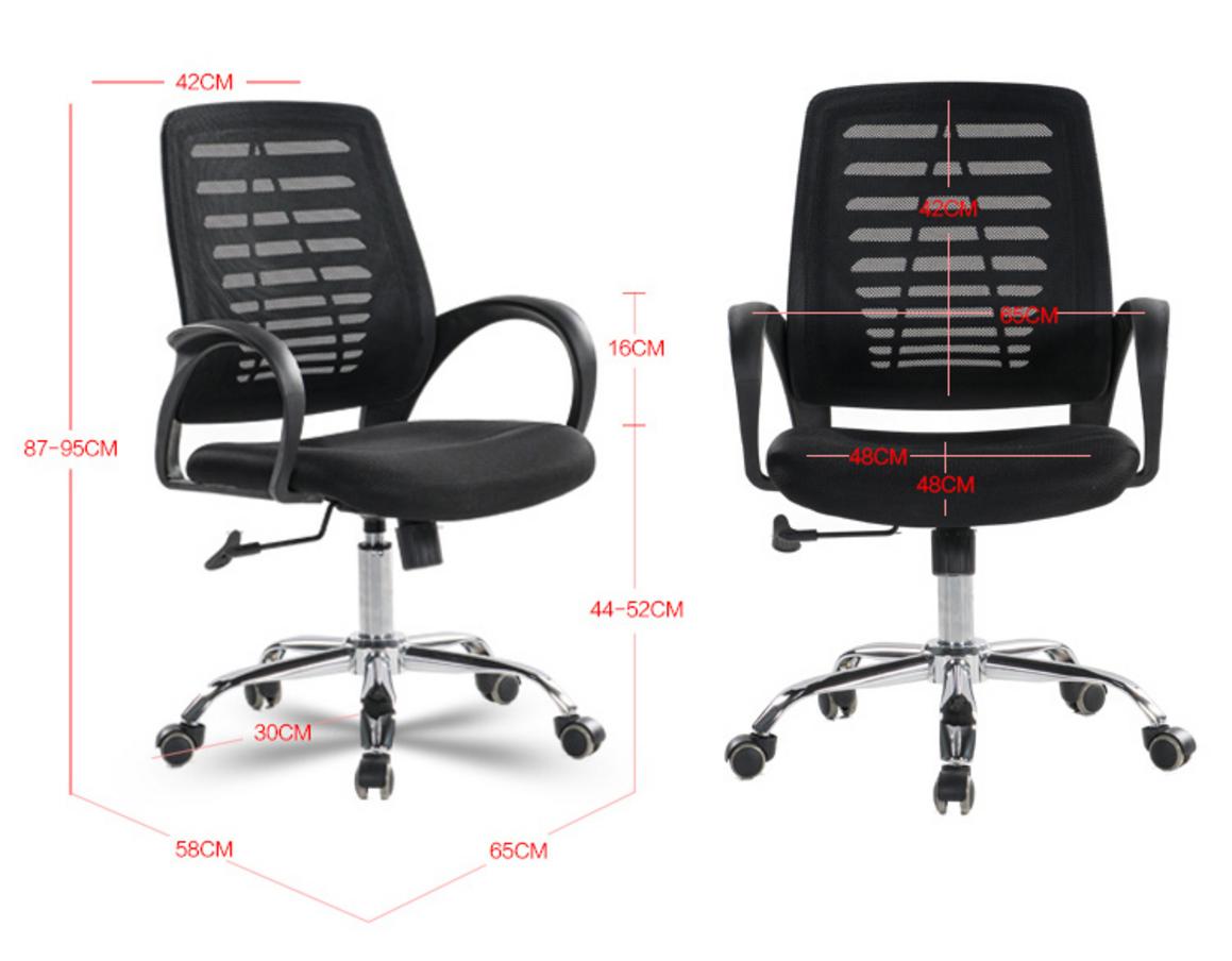 Tay ghế bọc simili đồng màu tạo sự đồng bộ tinh tế.