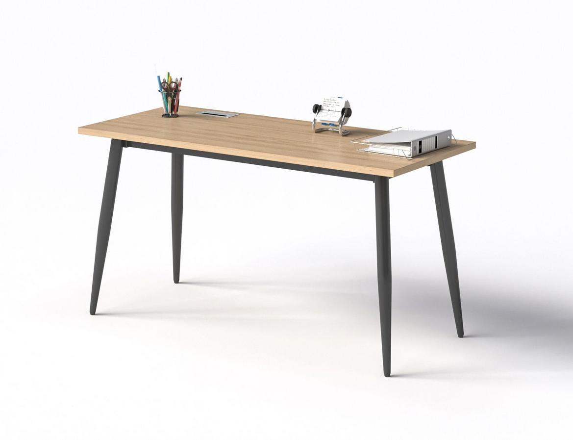 Hình ảnh thanh giằng hộp 25x50 được sử dụng dưới bàn để tăng sự vững chắc.