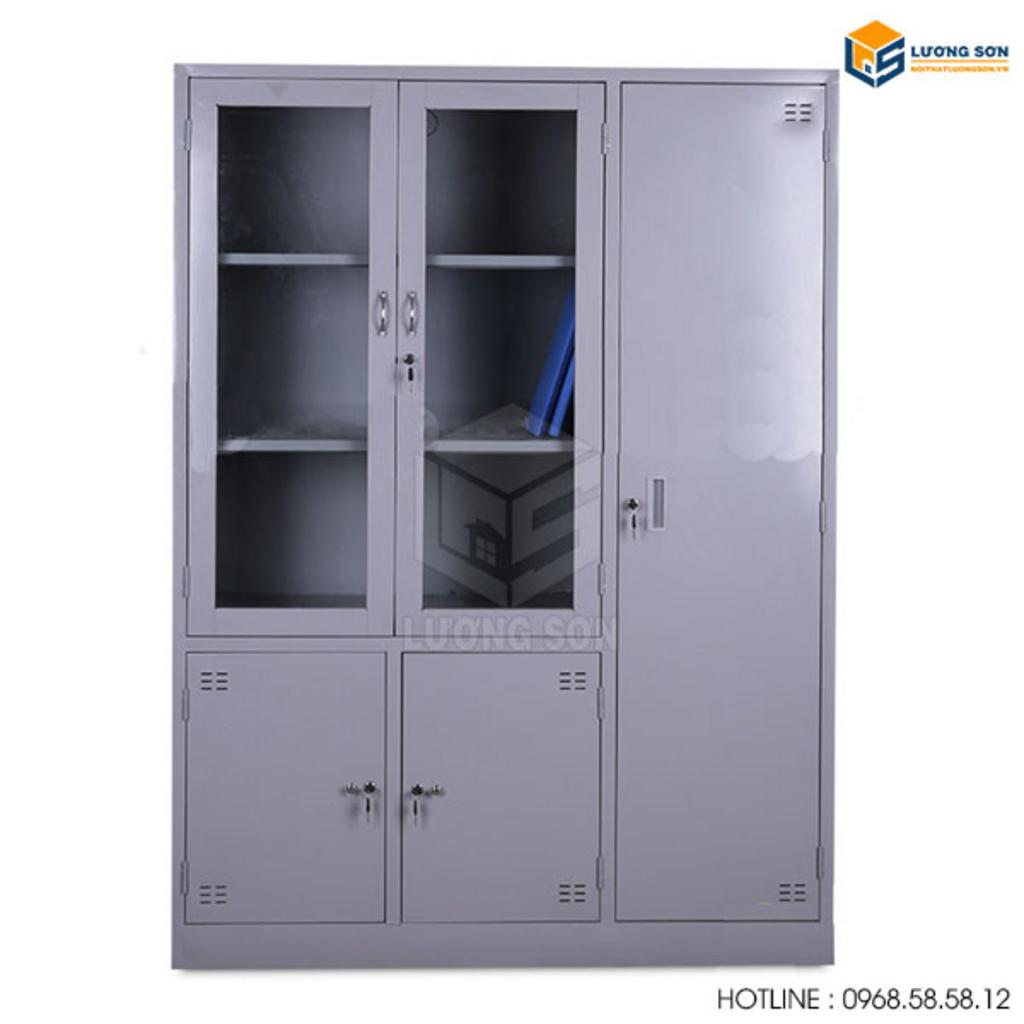 Bề mặt thép được phủ lớp sơn tĩnh điện chống gỉ bền bỉ và sang trọng.