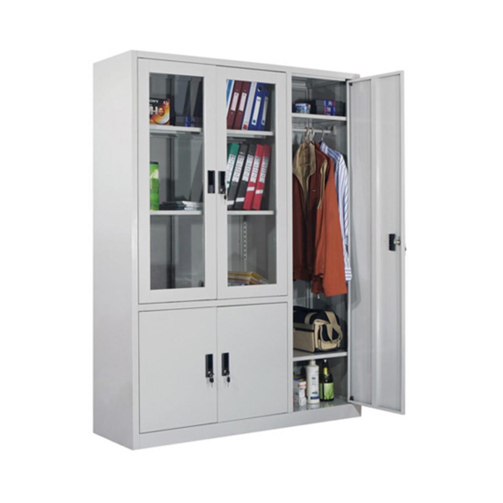 Chất liệu thép sơn tĩnh điện cao cấp giúp tủ chống gỉ và bền bỉ theo thời gian.