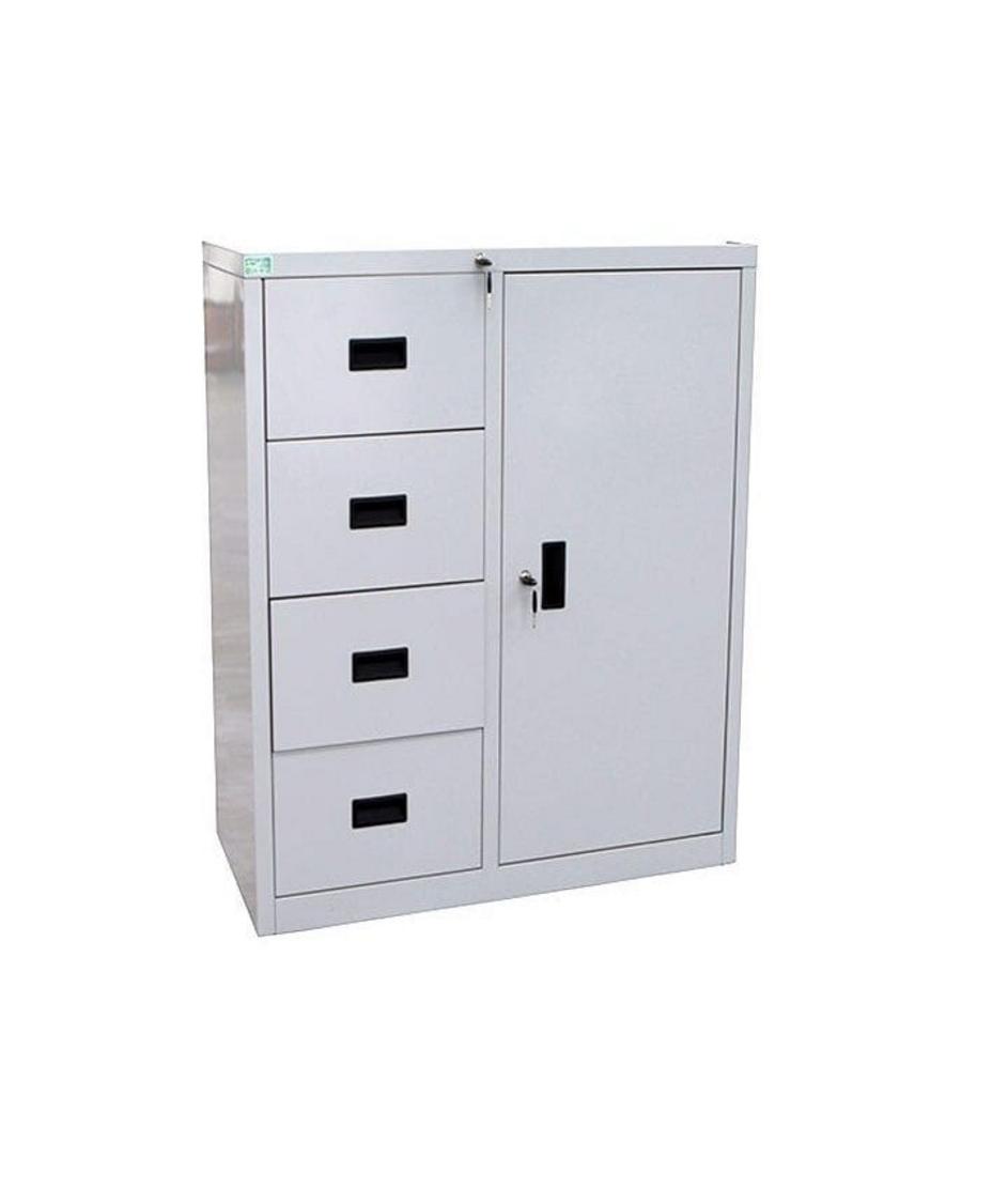 Ảnh cận cảnh lớp sơn tĩnh điện bảo vệ thép tủ tránh trầy xước và oxy hóa.