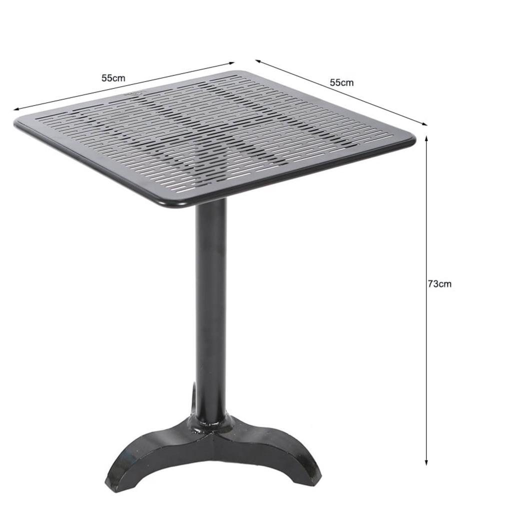 Chân bàn uốn cong tao nhã, thể hiện sự tinh xảo và độ bền chắc của Bàn Fansipan Kite sắt 02.