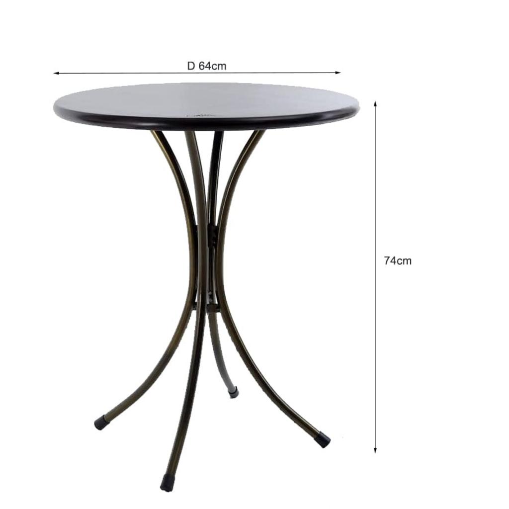 Hình ảnh cận cảnh thiết kế cong ôm lưng tiện lợi, thể hiện khả năng xếp chồng của bàn.