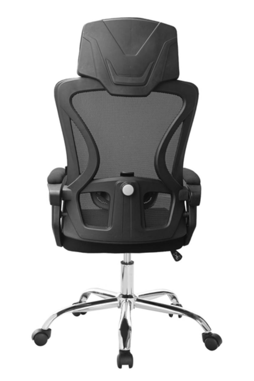 Ghế lưng trung DP 8337G với gối tựa đầu và vải lưới thoáng mát.