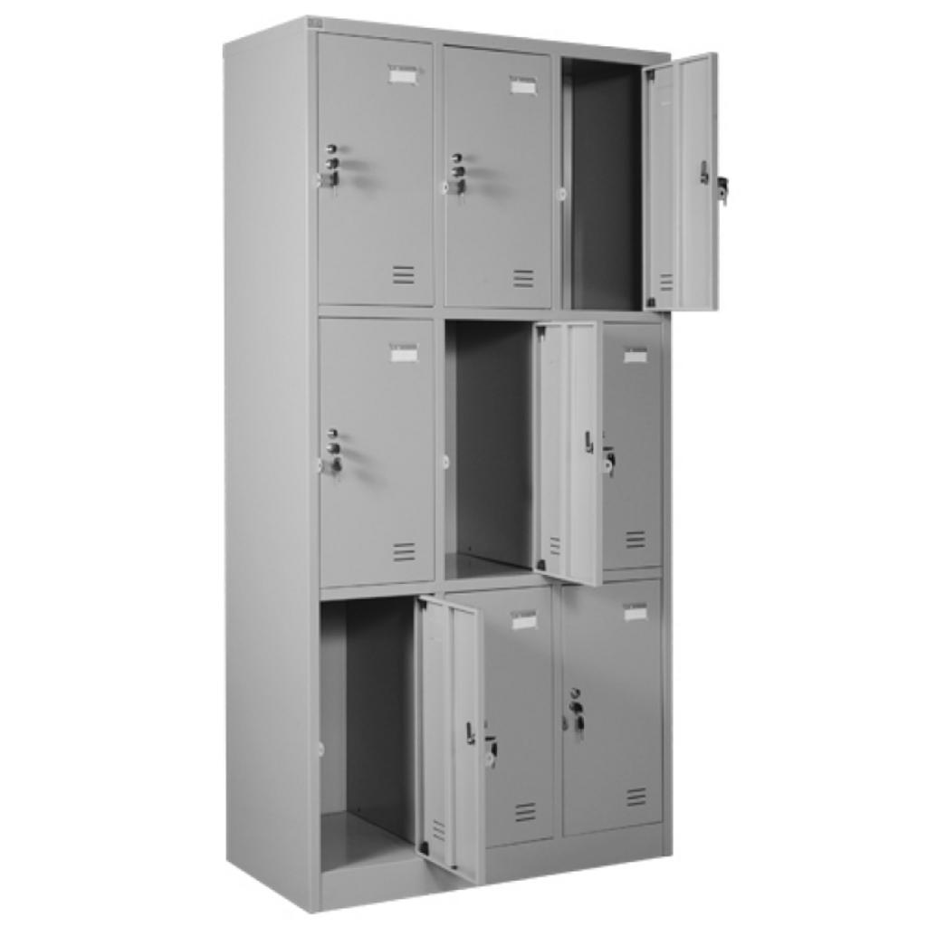 Cấu trúc 3 khoang x 3 ngăn — tối ưu cho hồ sơ A4 và đồ dùng cá nhân.