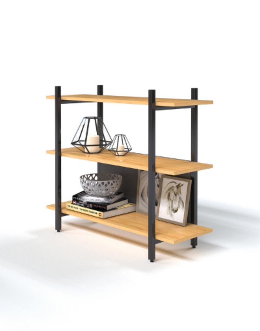 Kệ sách thiết kế tối giản phù hợp với không gian hiện đại, giúp tận dụng tối đa diện tích.