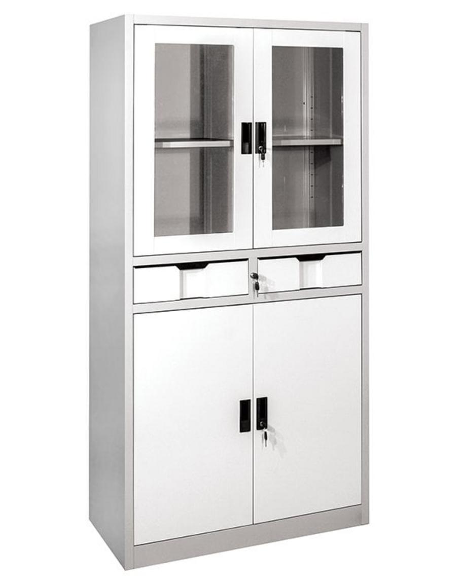 Hình ảnh chi tiết cấu trúc 3 khoang của tủ giúp phân chia không gian lưu trữ khoa học.