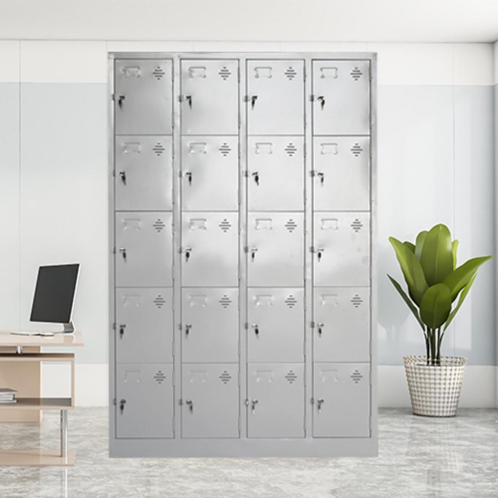 20 ô (4 khoang x 5 ô) giúp phân chia, quản lý hồ sơ và đồ cá nhân khoa học.