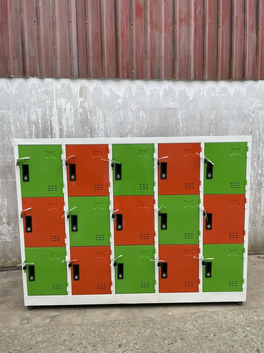 Tủ locker 15 ngăn dùng trong trường học