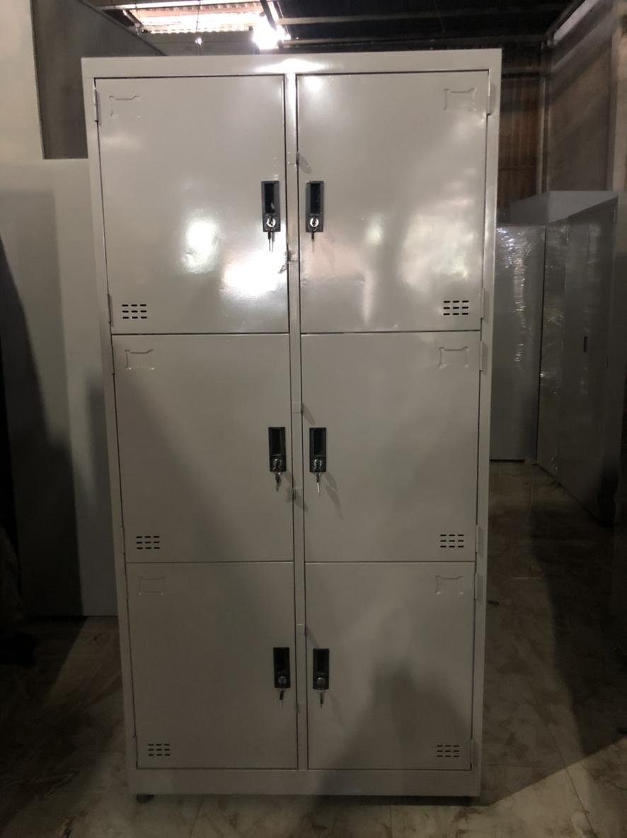 Tủ sắt đựng hồ sơ 6 ngăn - giải pháp lưu trữ gọn và chuyên nghiệp cho văn phòng.