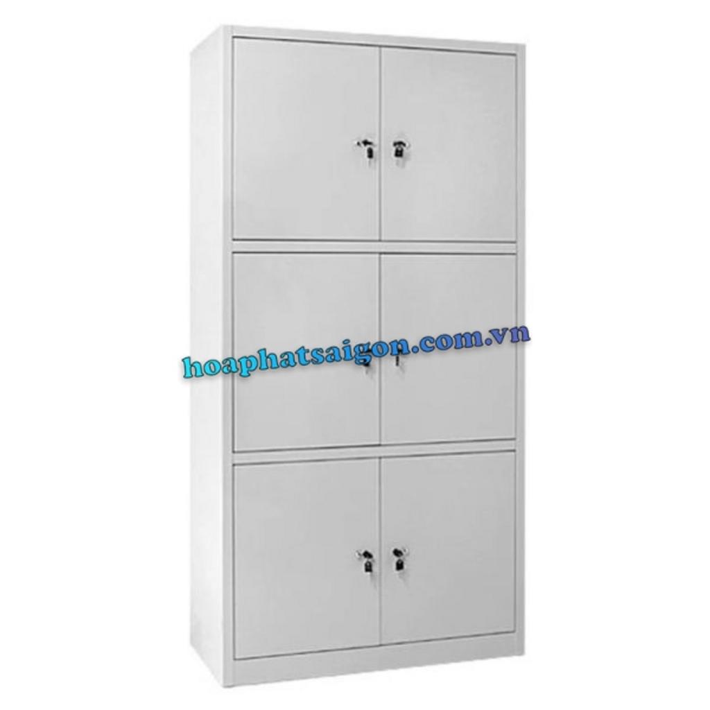 Hình ảnh tủ sắt TS04-B phù hợp với không gian văn phòng nhỏ hoặc gia đình.