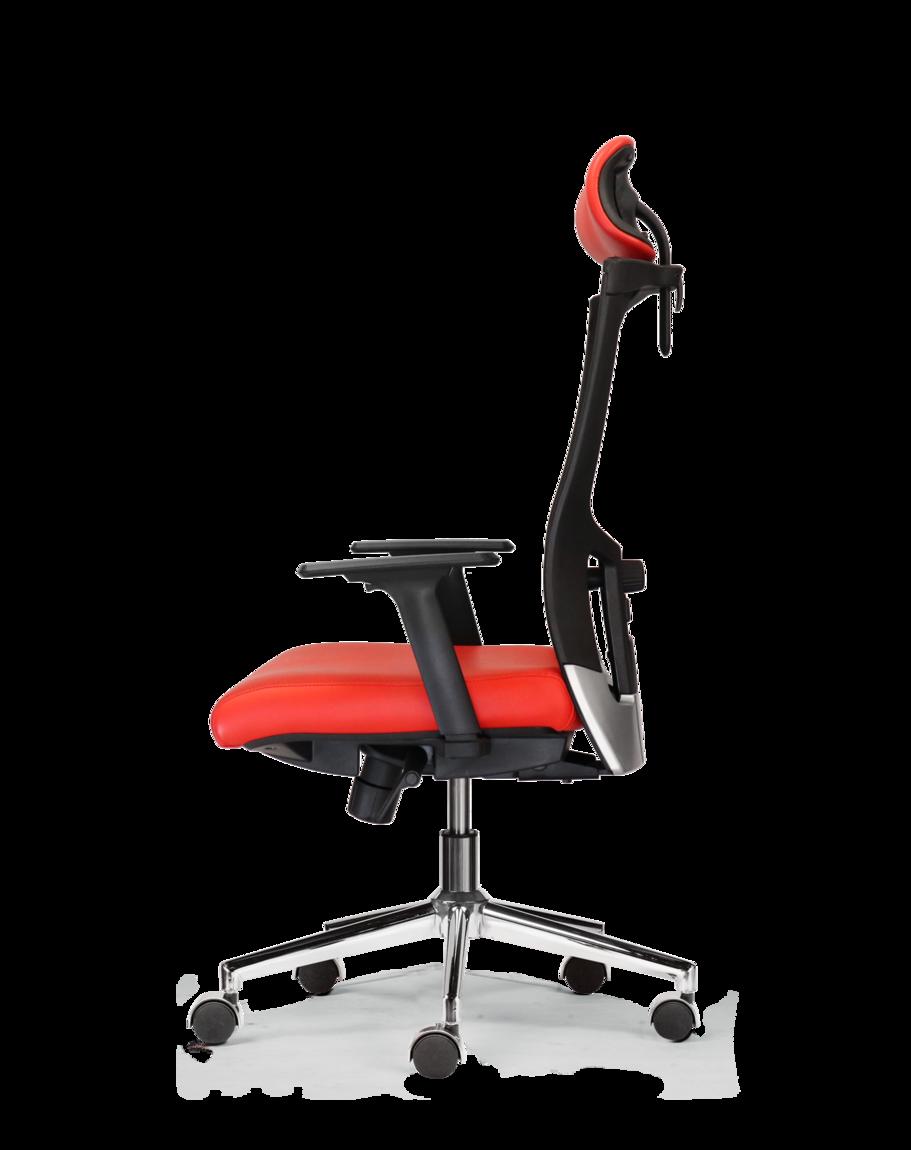 Tựa đầu điều chỉnh hỗ trợ cổ, giảm mỏi sau nhiều giờ làm việc.