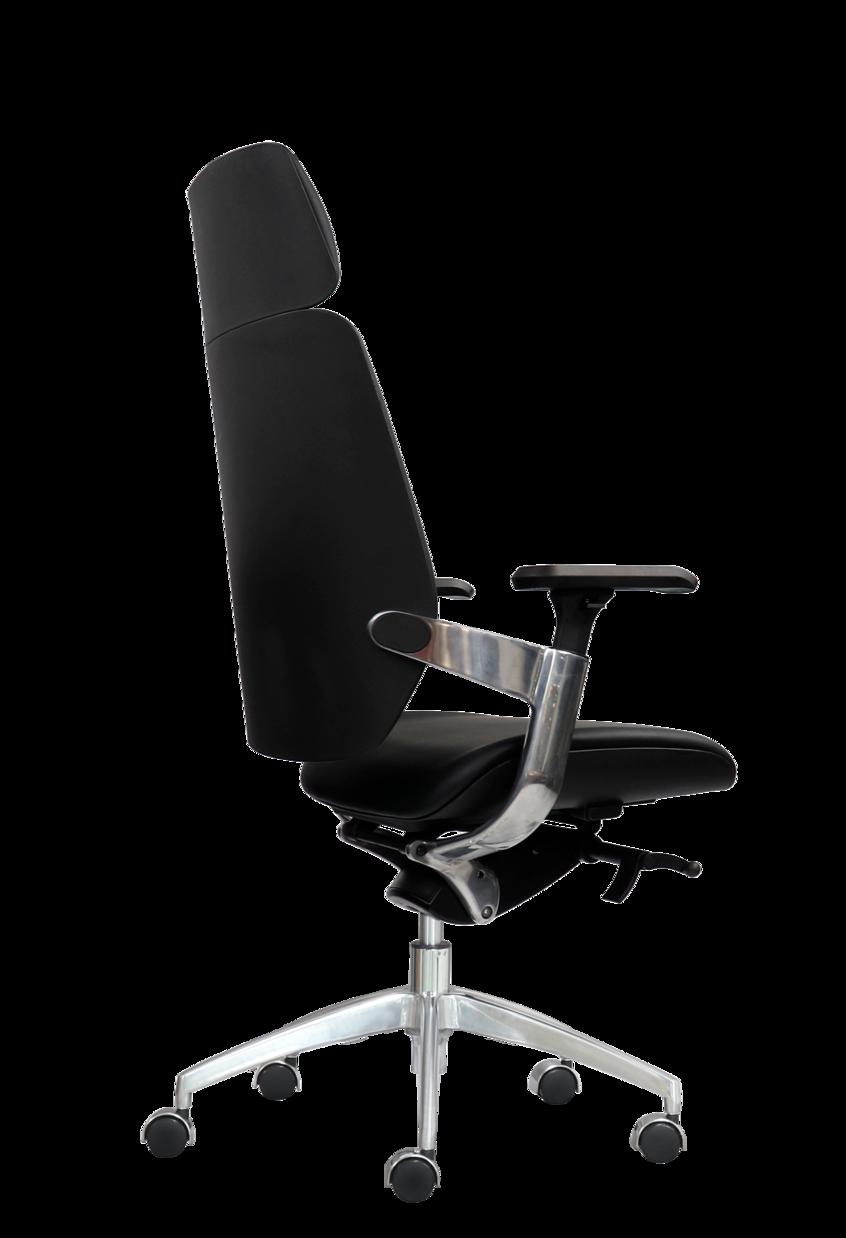 Tựa lưng công thái học ôm sát cột sống, giảm áp lực cho thắt lưng.