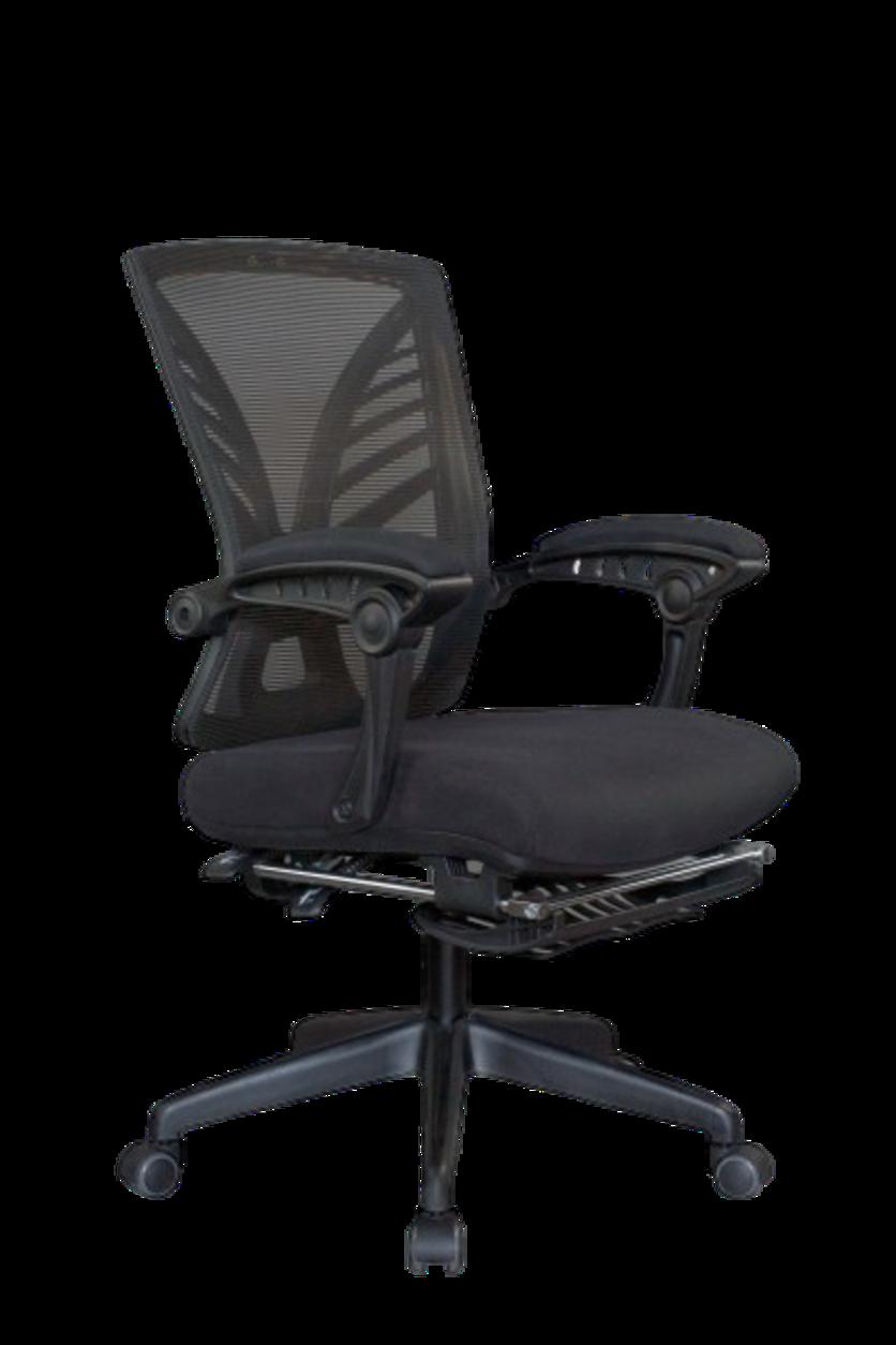 Tựa lưng trung chắc chắn nâng đỡ cột sống, giúp giảm mệt mỏi.