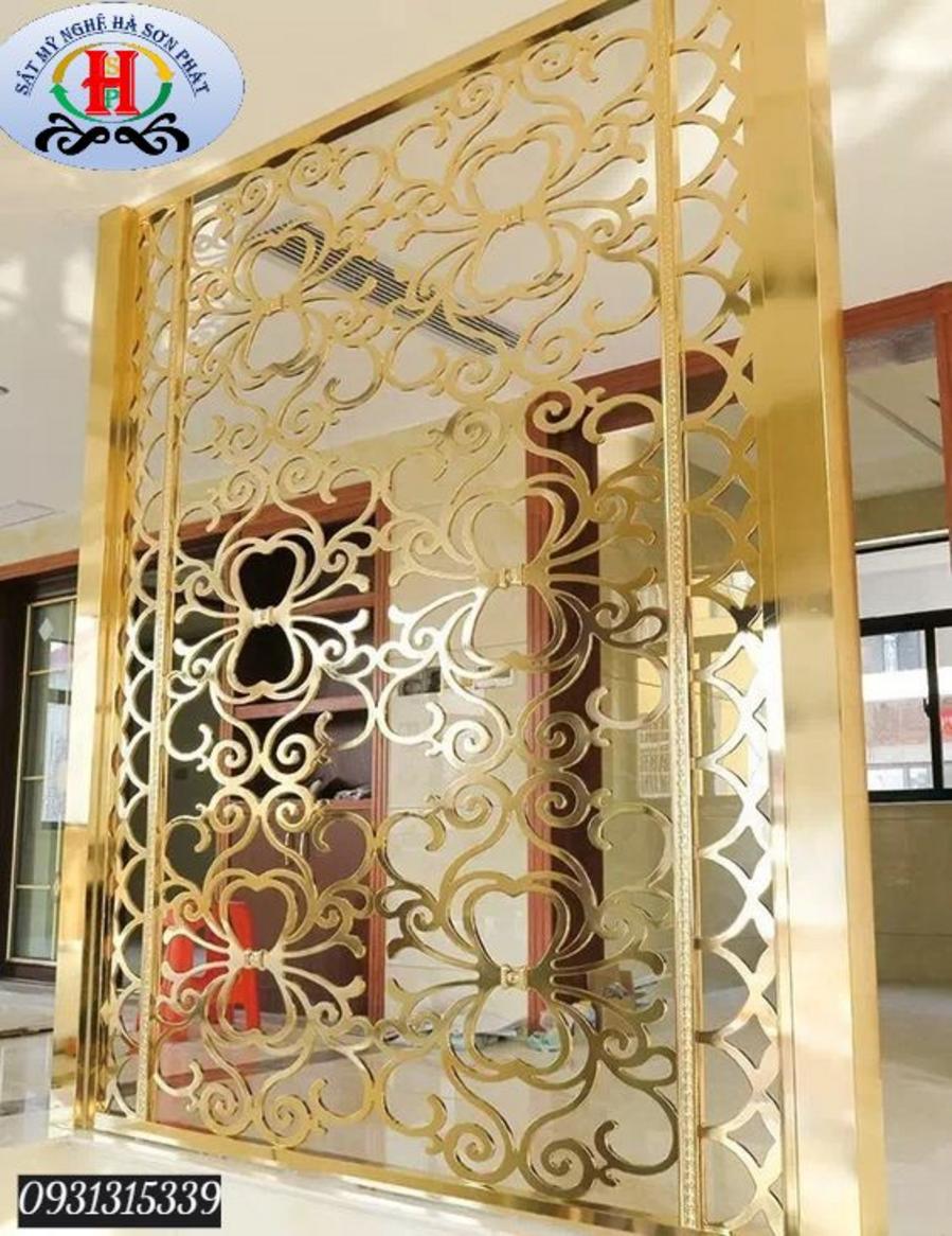 Hình ảnh bảng màu tùy chỉnh cho vách ngăn sắt VS, thể hiện sự đa dạng và linh hoạt.