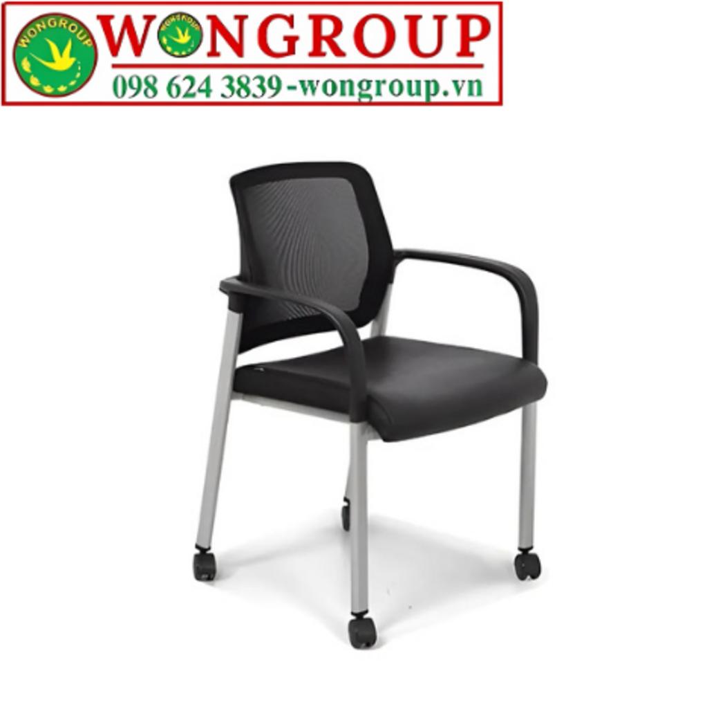 Khay để sách rộng rãi dưới bụng ghế giúp giữ tài liệu ngăn nắp, tiện lợi.