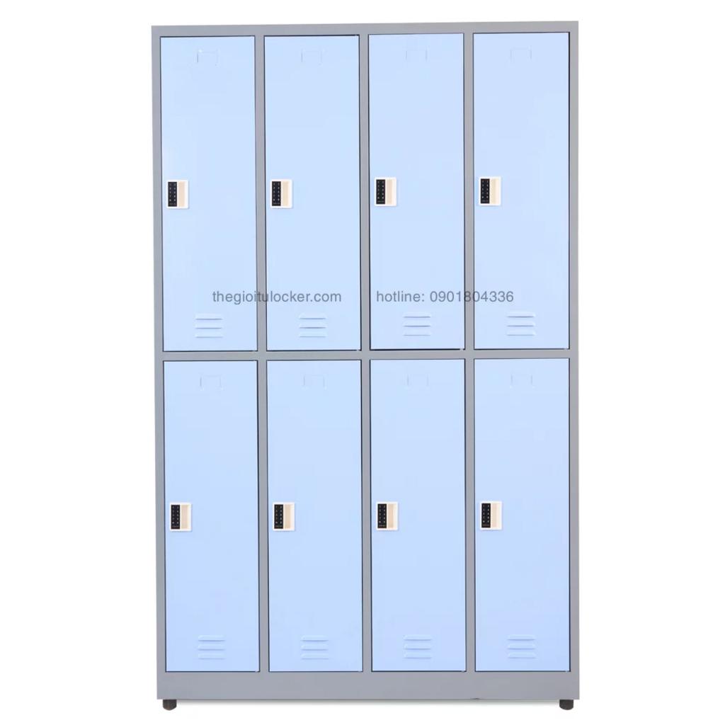 Sắt thép dày 0.5–0.7 mm và sơn tĩnh điện giúp tủ bền và chống gỉ.