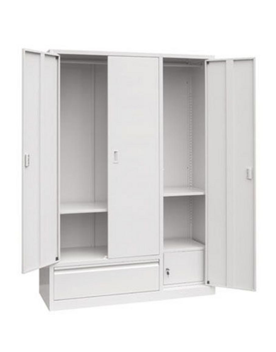 Thiết kế 2 khoang, 3 cánh cùng ngăn kéo và hộc phụ tiện lợi của Tủ áo TSA3.